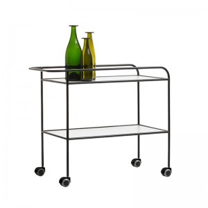 carrito de bebidas Steel pipe Cappellini