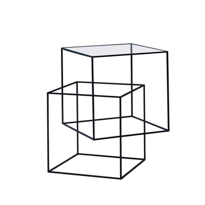 Mesa auxiliar Think black Cappellini Mesa auxiliar Think black Cappellini