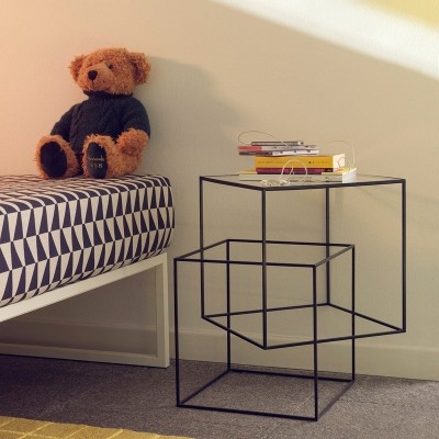 habitación infantil Mesa auxiliar Think black Cappellini habitación infantil Mesa auxiliar Think black Cappellini