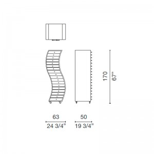 dimensiones Cómoda progetti compiuti side 1 Cappellini