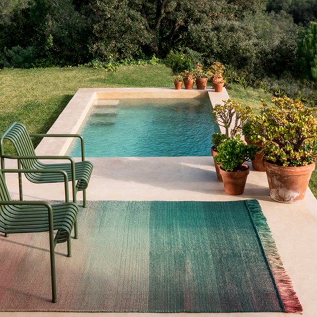 ambiente con Alfombra de exterior shade palette 1 Nanimarquina