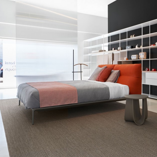 Cama Yale bed de MDF Italia en Moises Showroom