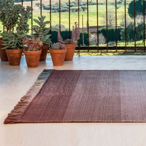 balcón con Alfombra exterior Shade Palette 4 Nanimarquina