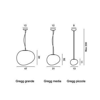 Lámpara Gregg - Foscarini Lámpara Gregg - Foscarini