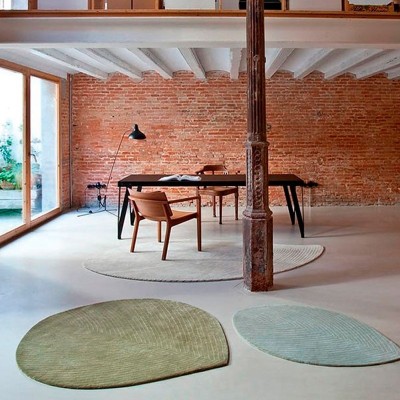 sala con Alfombras colección Quill Nanimarquina sala con Alfombras colección Quill Nanimarquina