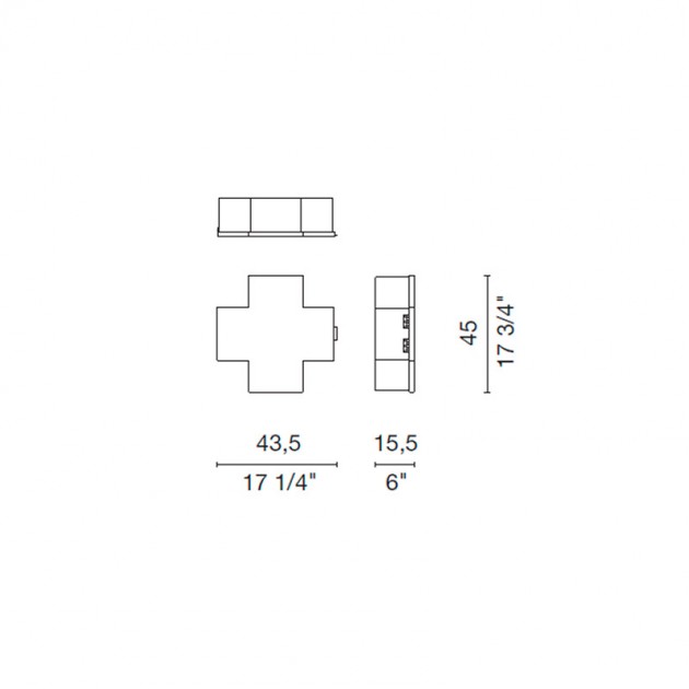 dimensiones Botiquín Cross Cappellini