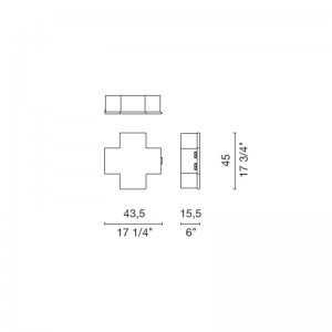 dimensiones Botiquín Cross Cappellini