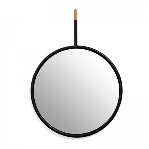 Espejo Hang Mirror negro de Omellete-Ed en Moises Showroom