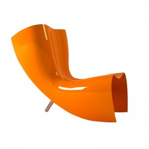 Silla Felt naranja Cappellini