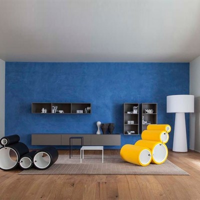 salón con butacas Tube Cappellini salón con butacas Tube Cappellini