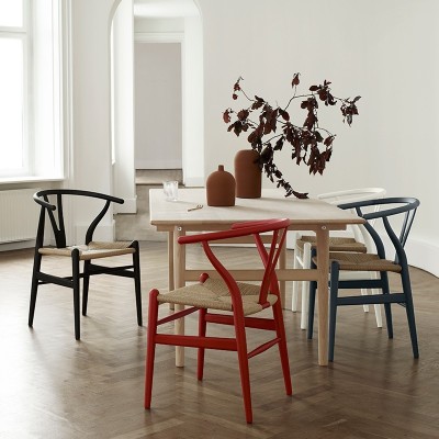 Silla Wishbone CH24 de Carl Hansen edición especial Soft color Silla Wishbone CH24 de Carl Hansen edición especial Soft color