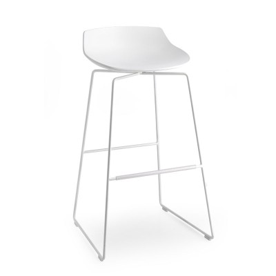 Flow Sgabello sgabello con MDF Italiabase a pattino Flow Sgabello sgabello con MDF Italiabase a pattino