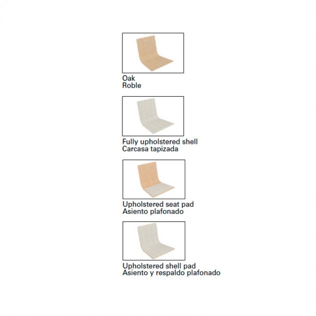 otras terminaciones asiento Silla Lineal SI0582