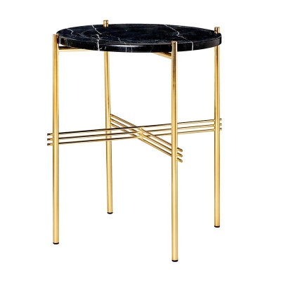 TS Side Table Diameter 40 brass base - Gubi TS Side Table Diameter 40 brass base - Gubi