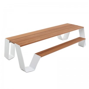 Mesa Hopper Picnic madera Hellwood color blanco de Extremis