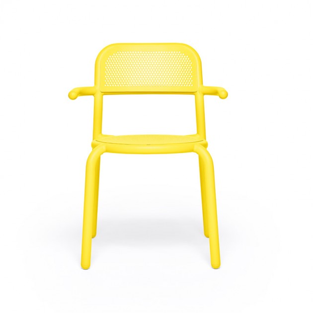 silla con brazos Toní Fatboy amarillo limón