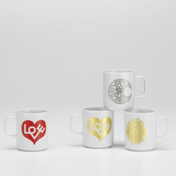 taza Coffee Mug Love Heart roja Vitra