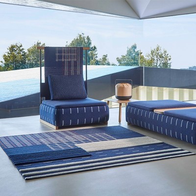Tapis Lan Bleu Indigo Gan Rugs Tapis Lan Bleu Indigo Gan Rugs