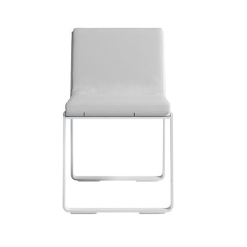 silla sin brazos Flat blanca Gandia Blasco silla sin brazos Flat blanca Gandia Blasco