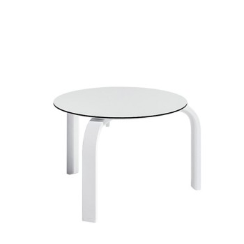 Table de bain de soleil ronde empilable Gandia Blasco
