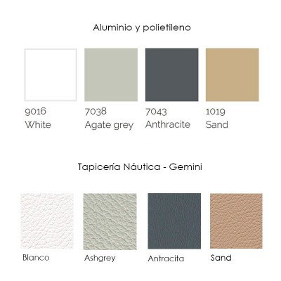 materiales y tapicerías Sofá Modular 1 Flat Gandia Blasco materiales y tapicerías Sofá Modular 1 Flat Gandia Blasco