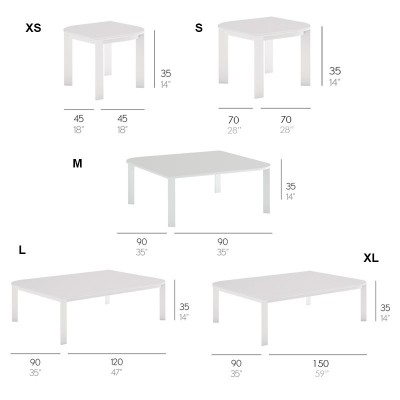 Gandía Blasco Solanas outdoor coffee table