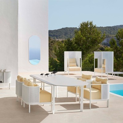 Solanas high dining table design Gandia Blasco Solanas high dining table design Gandia Blasco