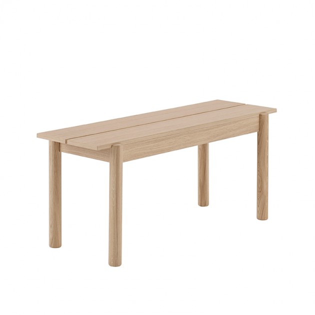 Banco Linear Wood 110x34 cm de Muuto en Moises Showroom