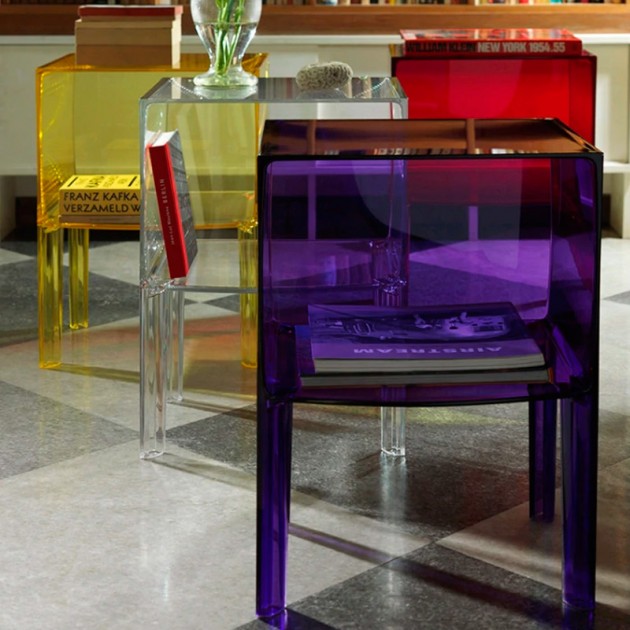 comprar mesa auxiliar Ghost Buster small Kartell violeta