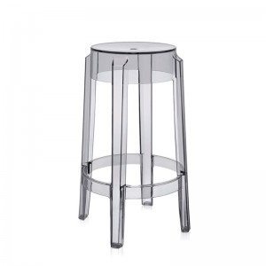 taburete mediano Charles Ghost Kartell ahumado