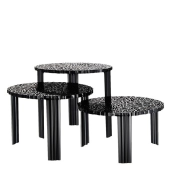 mesas T- Table Kartell negra mesas T- Table Kartell negra