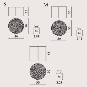 medidas mesa T- Table Kartell