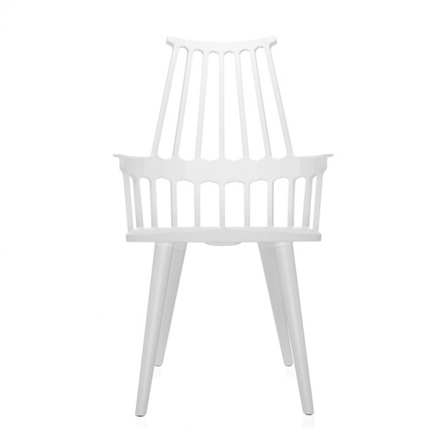 silla comback 4 patas blanca Kartell