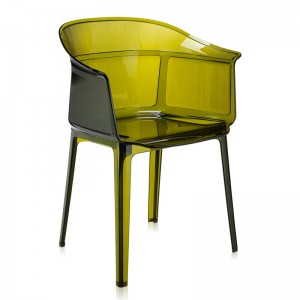 Silla Papyrus Kartell verde oliva