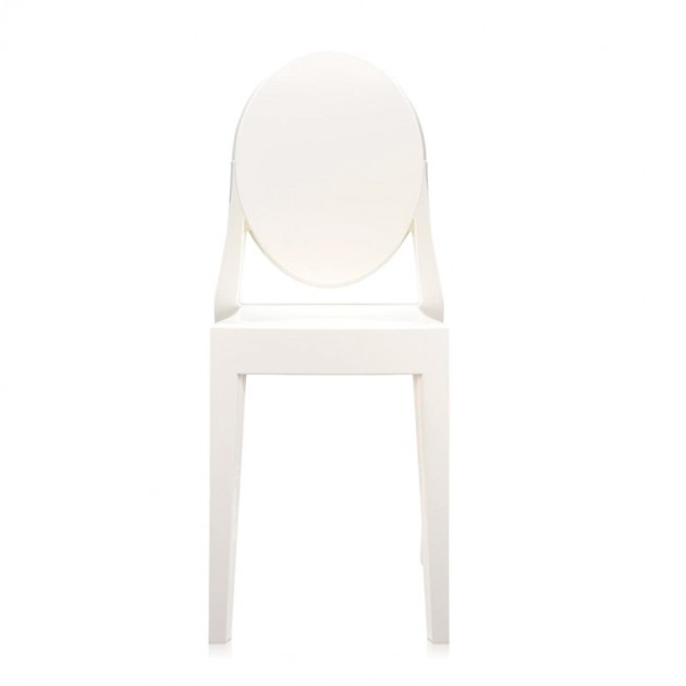 comprar silla Victoria Ghost Kartell blanco brillante