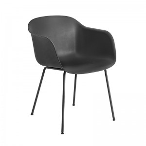 Silla fiber armchair tube de muuto color negro