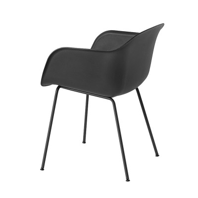 Silla fiber armchair tube de muuto color negro