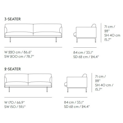 Outline Series sofa by Muuto Outline Series sofa by Muuto