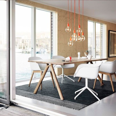 Silla Fiber Armchair Wood white de Muuto Silla Fiber Armchair Wood white de Muuto