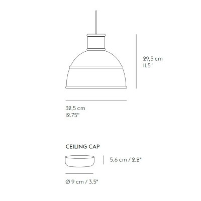 Lámpara Unfold Pendant - Muuto Lámpara Unfold Pendant - Muuto