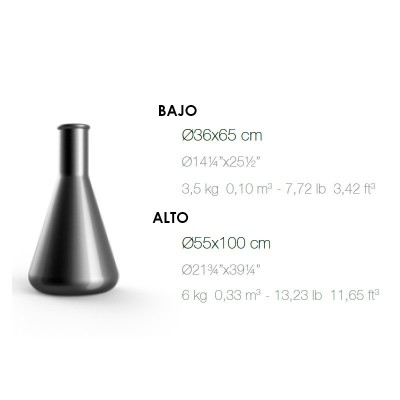 macetero Chemistubes Erlenmeyer Vondom macetero Chemistubes Erlenmeyer Vondom
