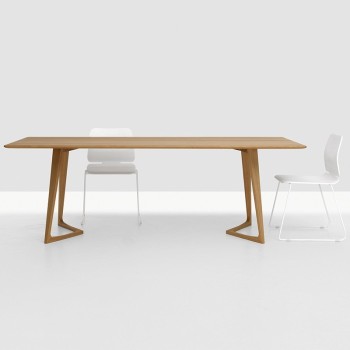 Mesa de comedor Twist Rectangular de Zeitraum Mesa de comedor Twist Rectangular de Zeitraum