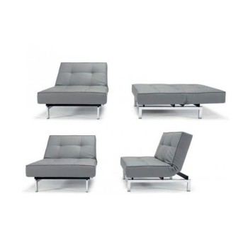 Poltrona Splitback con gambe in metallo Innovazione Poltrona Splitback con gambe in metallo Innovazione