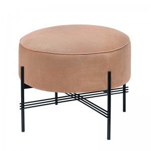 TS Pouffe Round Black Base - Gubi