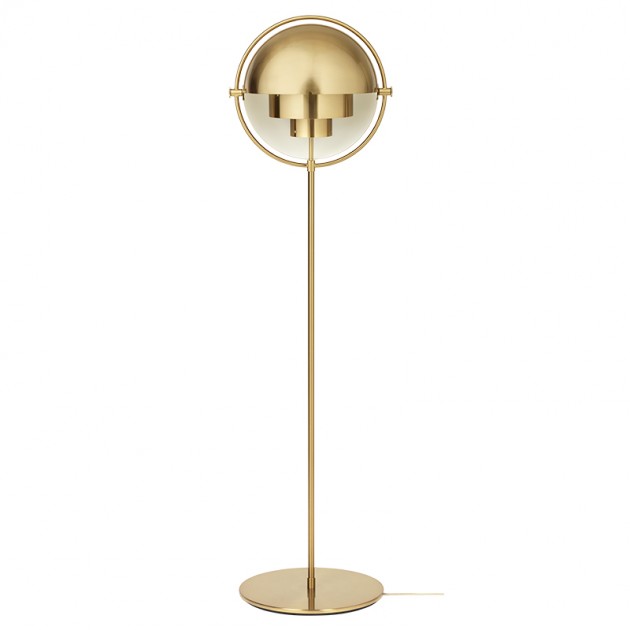 Lámpara de pie Multi Lite Brass Base en Moises Showroom