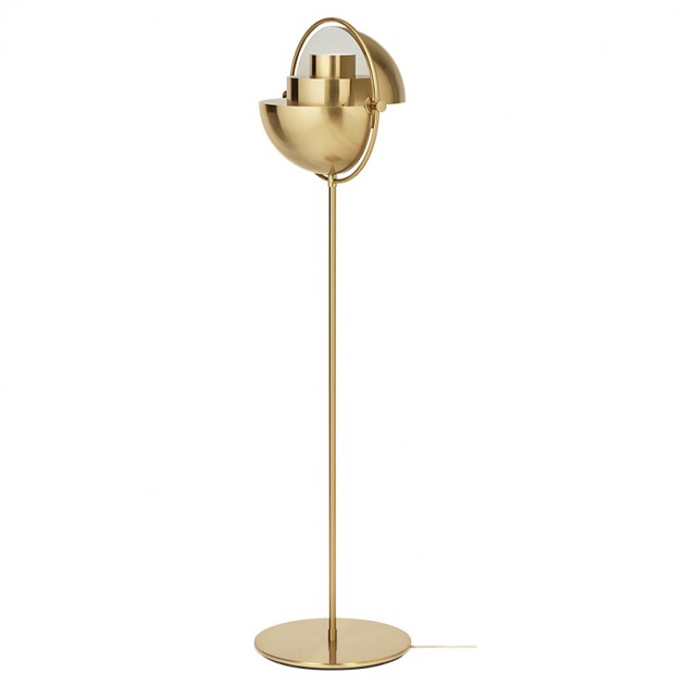 Lámpara de pie Multi Lite Brass Base en Moises Showroom