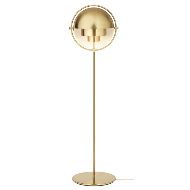 Lámpara de pie Multi Lite Brass Base en Moises Showroom