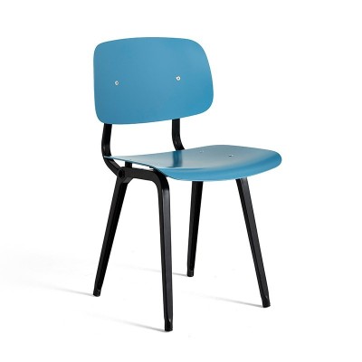 silla Revolt azul azure pata negra HAY silla Revolt azul azure pata negra HAY