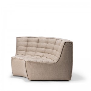 N701 sofa round corner beige Ethnicraft