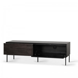 mueble de TV Grooves 1 puerta abatible y 1 cajón Ethnicraft